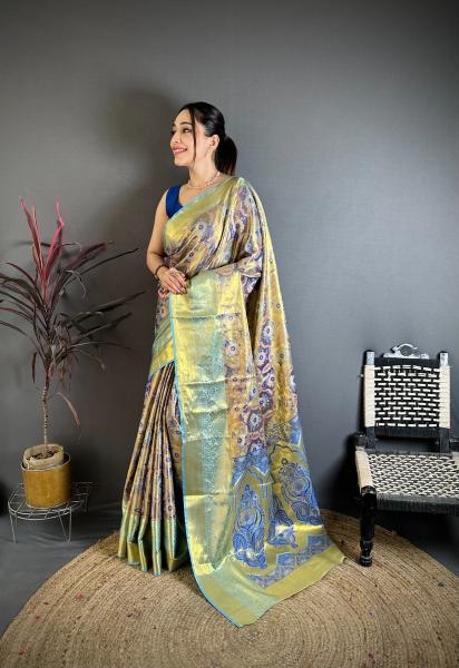 Malhar padma-vol-2 kanjivaram best retail saree shop in surat